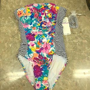 Anne Cole Signature one piece swimsuit Size 6 NWT